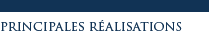 Principales R�alisations
